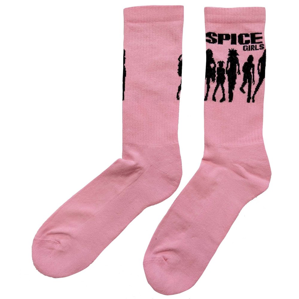 Spice Girls - Silhouette Chaussettes - EU 40-45 - Rose